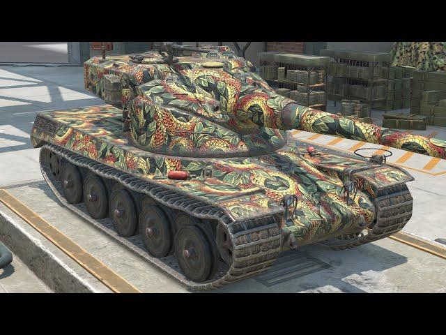 AMX 50B - 5 K Damage, 10 vs 10 Mode, Naval Frontier - WoT Blitz Tier 10 Tank