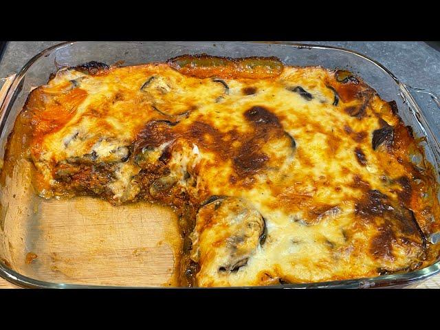 LA MOUSSAKA / GRATIN D’AUBERGINES / FACILE ET TRÈS BON