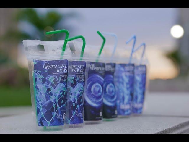 Augmented Reality Drinks To-Go at ARTECHOUSE DC's new installation "Crystalline"