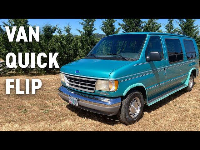 Flipping a 1994 Ford Conversion Van for Profit