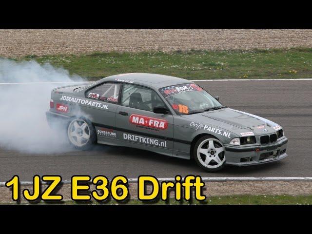 1JZ Powered BMW e36 Drift! - Mark Reijne