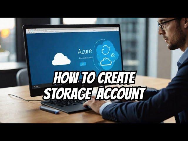 How to Create a Storage Account In Azure Portal