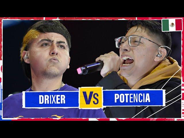 DRIXER vs POTENCIA - Semifinal |  Red Bull Batalla Final Nacional México 2024