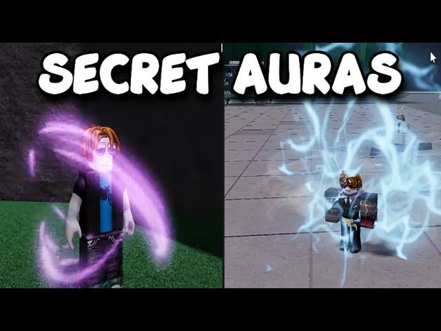 HOW TO OBTAIN EVERY SECRET AURA IN THE STRONGEST BATTLEGROUNDS