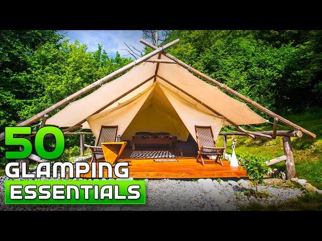 50 Glamping Essentials For Comfortable Camping