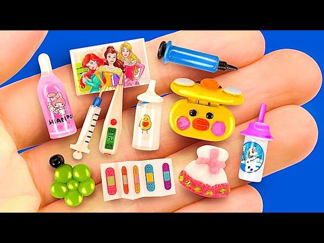 57 DIY BARBIE IDEAS: BABY DOLL MINIATURES & SMALL MINIATURE THINGS, BIG COLLECTION