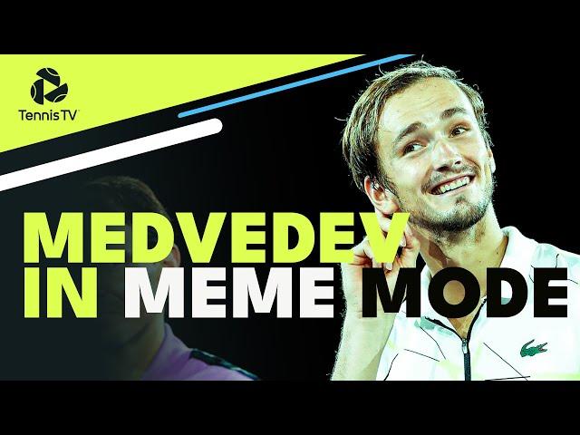 When Daniil Medvedev Goes Meme Mode!