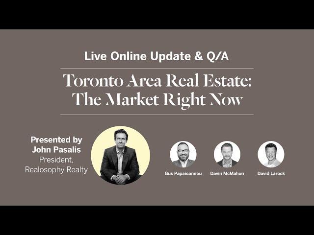 November Toronto Area Real Estate Live Update & Q/A - Thursday Nov 14th 12PM ET