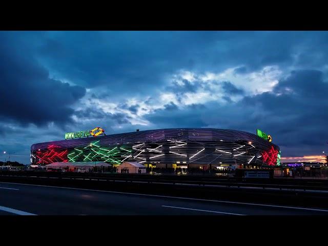 FCA - WWK Arena Augsburg - Beleuchtung Zeitraffer