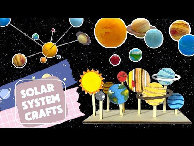 DIY Planets And Space Crafts For Kids Compilation | Make Your Own Solar System | Kids Space Facts