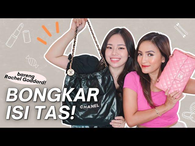 WHAT'S IN OUR BAG feat RACHEL GODDARD! Akhirnya Collab 