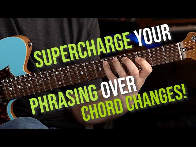 Supercharge your phrasing over chord changes! | TOM QUAYLE LESSON