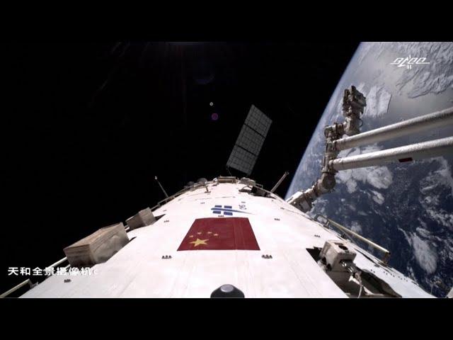 Watch Tianzhou-4's approach & docking to Chinese space station