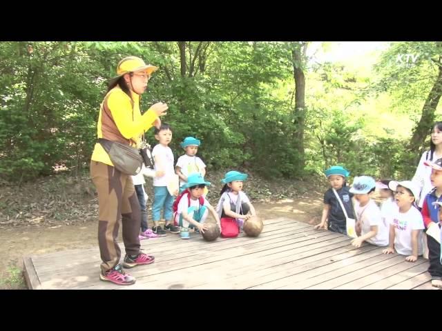 자연을 배우는 숲 속 교실…'유아숲체험원' -국민리포트-