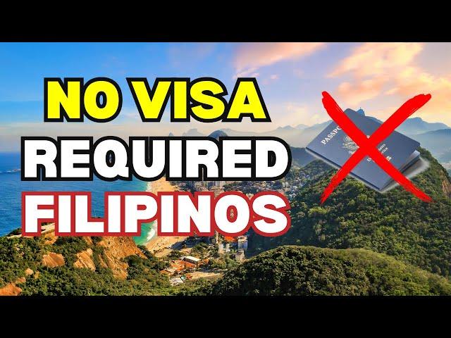 10 Countries Where Filipinos Are Allowed to Visit WITHOUT a Visa