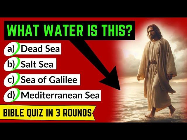 Test Your Bible Knowledge | 30 Bible Questions from Easy to Difficult