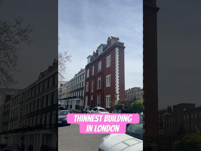 Have you seen the thinnest building of London?