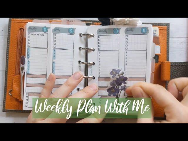 Weekly Plan With Me | Ganchi Plans Printables