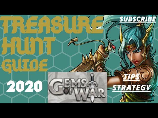 Treasure hunt mini game!? | Gems of War Treasure hunt guide 2020 | How to play and why tips strategy