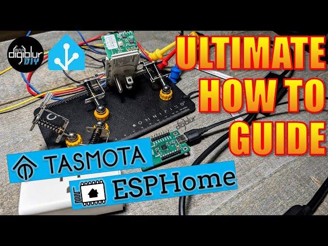 How to Install Tasmota & ESPHome | SONOFF ESP8266 w/ Home Assistant