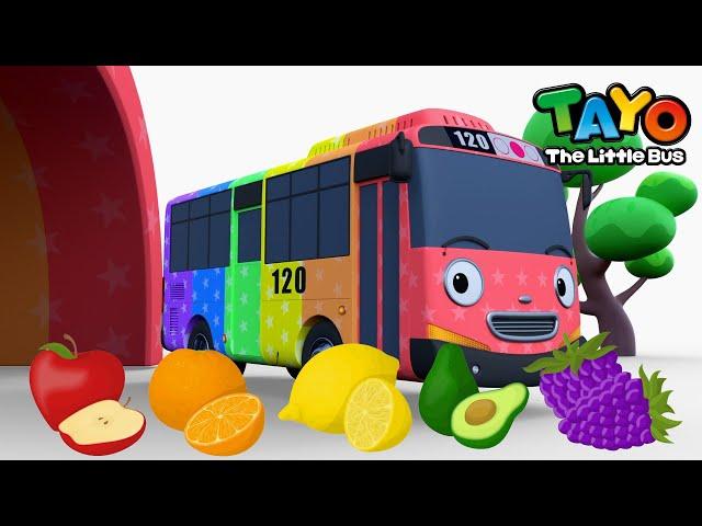 The Magic Rainbow Tunnels l Learn Colors Song l Tayo Best Color Song Remakes l Tayo Kids Songs