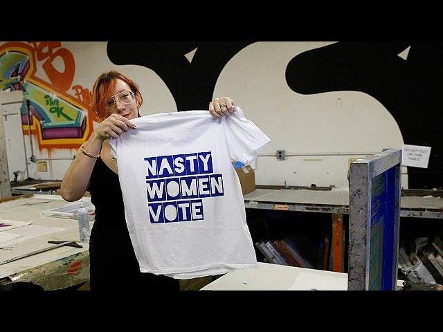 'Nasty woman' T-shirts bid to turn the tables on Trump