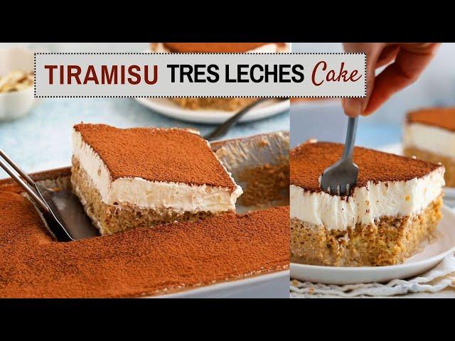 Italian Tiramisu and Mexican Tres Leches Fusion Cake!