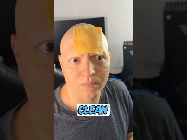 Messing with a bald man PT17 (Cheese Edition) #funny #comedy #gamer #relatable #skit #bald