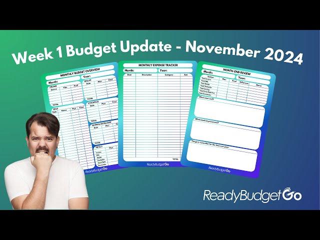 November Week 1 Budget Update | Letterbucks Savings Challenge | Sloth IRA Retirement Tracker