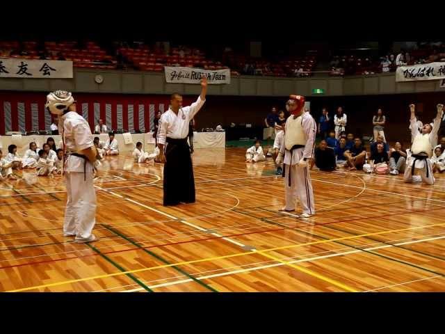 27 Чемпионат Японии по Косики каратэ (Koshiki karate). Графчиков Александр. Команда. 5 бой.