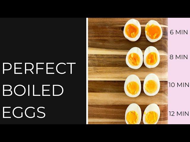 HOW TO BOIL EGGS | Hard & Soft Boil