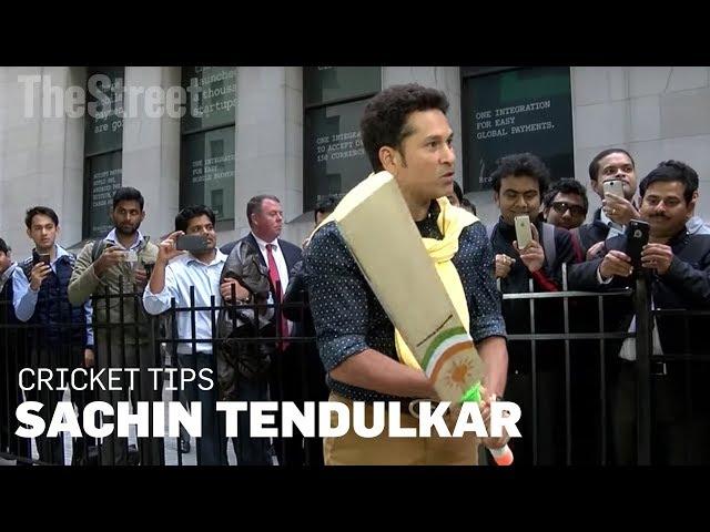 Sachin Tendulkar​ Shows You How to Hold a Cricket Bat