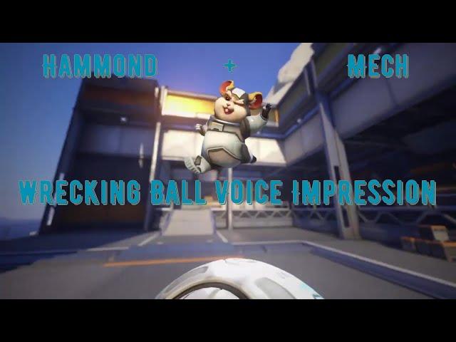 Wrecking Ball Voice Impression(Mech AND Hammond)-Overwatch