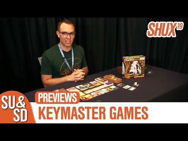 Keymaster Games - SHUX Previews [Parks, Space Park, Campy Creatures & Control]