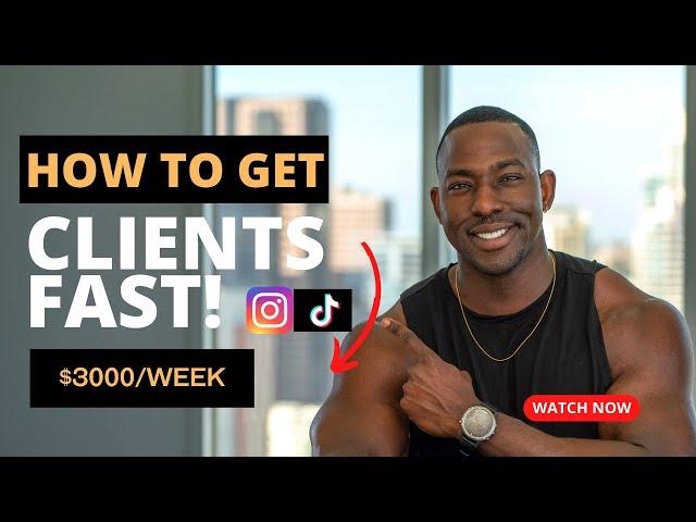 How to get clients as an online fitness coach using Instagram and Tiktok