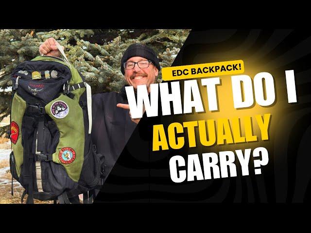 EDC Backpack! Every Day Carry Backpack Load Out and Philosophy.