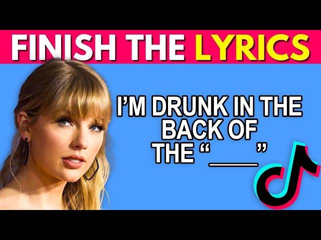 Finish the Lyrics! Most Viral TikTok Songs Ever TikTok Tune-Up Challenge