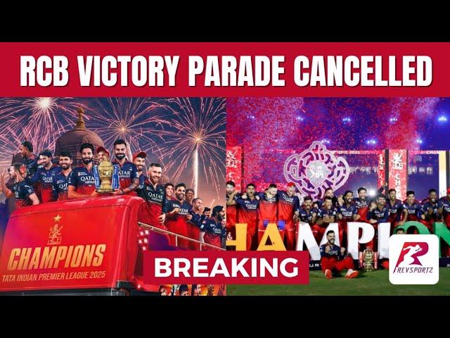 BREAKING: RCB Victory Parade cancelled - all action now at the M. Chinnaswamy Stadium.