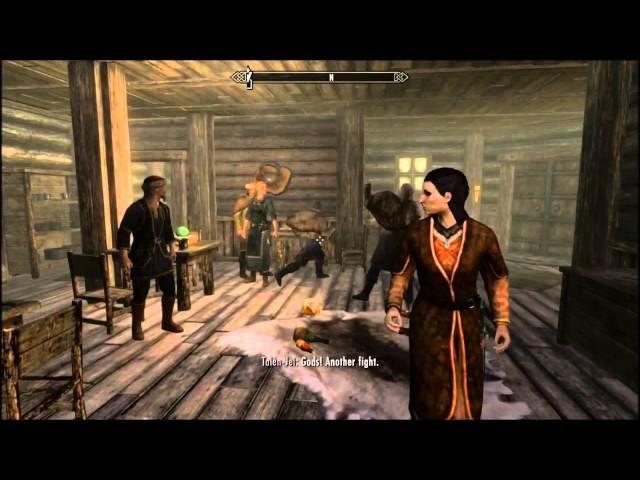 Skyrim: Ridiculous and Hilarious Bar Fight