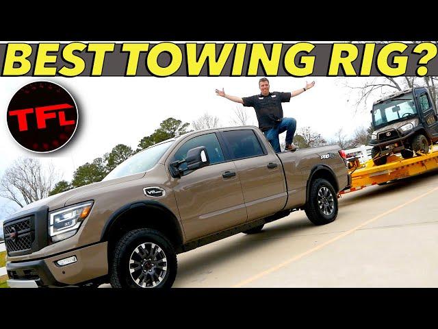 How Hard Can The 2020 Nissan Titan XD Work? We Tow 10,000 Pounds To Find Out!