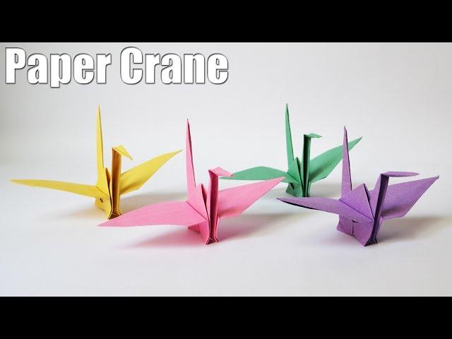 How to make a Paper Crane | Easy | Tutorial