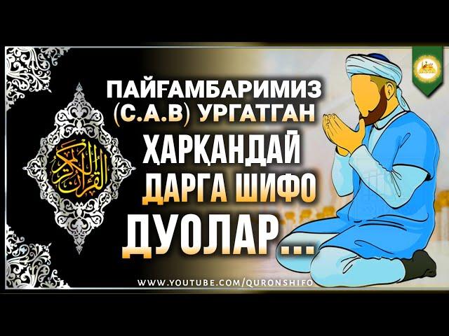 ПАЙҒАМБАРИМИЗ (С.А.В) АЙТГАН ШИФО ОЯТЛАРИ ҲАҚИДА | ЛАЙКНИ АЯМАНГ!