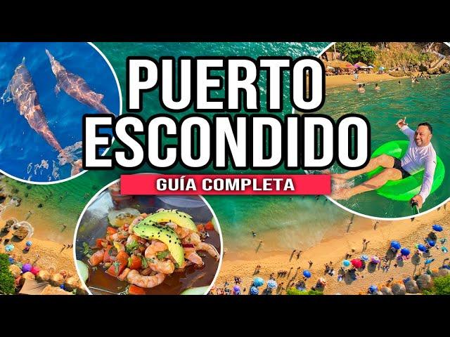 🟢 PUERTO ESCONDIDO OAXACA ▶︎ GUIA COMPLETA Playas increíbles, TOUR DE DELFINES  y recomendaciones