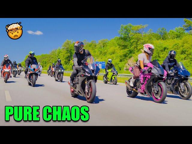 WORLD'S FASTEST SUPERBIKES TAKEOVER THE HIGHWAY  | M1000rr, Ninja H2, R1, ZX10, RSV4, Panigale V4R