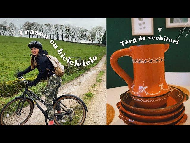 Vlog  Traseu de 37km cu bicicletele in Peak District & Merg cu fetele la targul de vechituri (Haul)