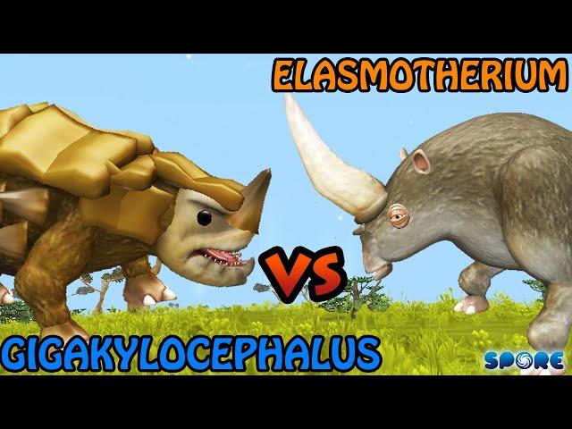 Gigakylocephalus vs Elasmotherium | Dino vs Cenozoic [S2E8] | SPORE