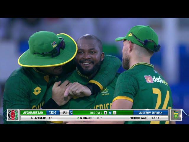 Full Match Extended Highlights | Afghanistan vs South Africa | 3rd ODI | AFG v SA | ACB | Sharjah