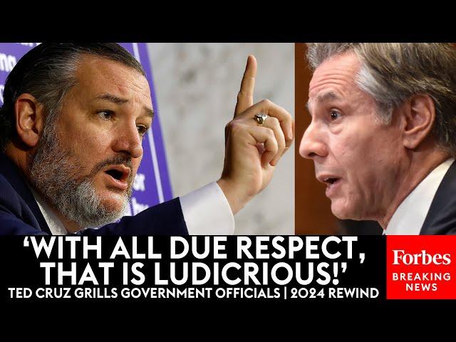 MUST WATCH: Ted Cruz Shows Absolutely No Mercy To Top Biden Administration Officials | 2024 Rewind