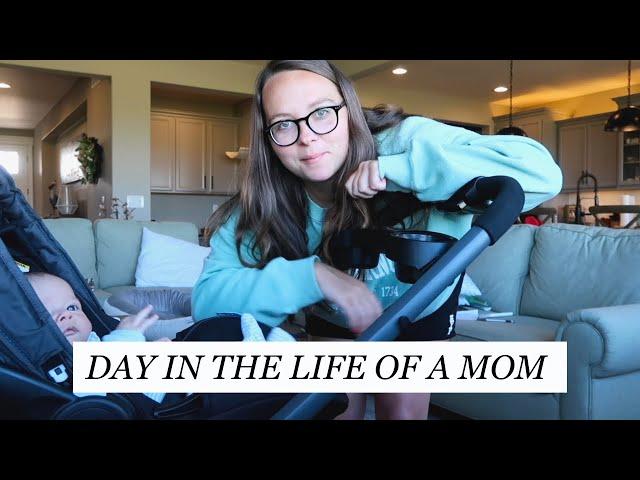 PRODUCTIVE DITL w/ a NEWBORN! Chatty vlog, going back to work, and getting on a cleaning schedule