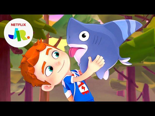 Max Meets His New Best Friend  Sharkdog | Netflix Jr